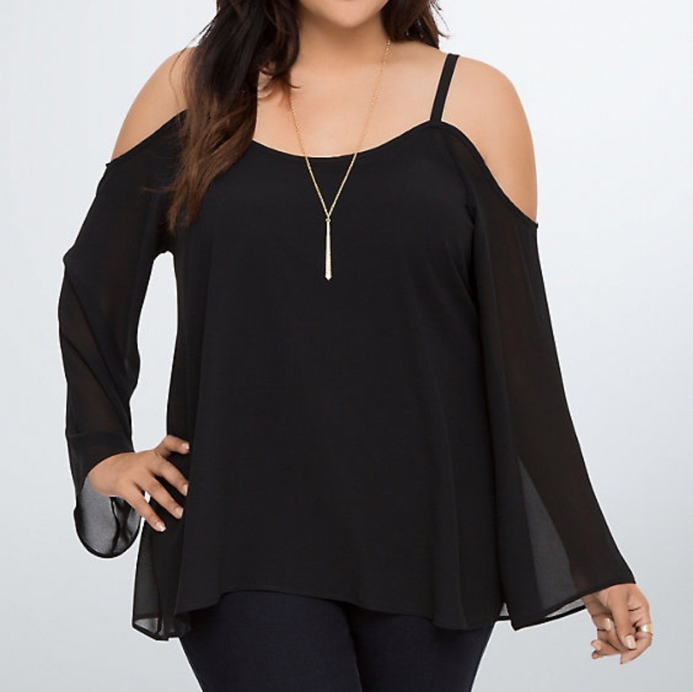 Torrid Cold-Shoulder Top
